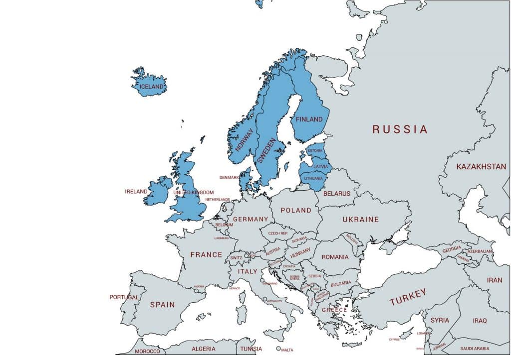 map northern europe 1024x713